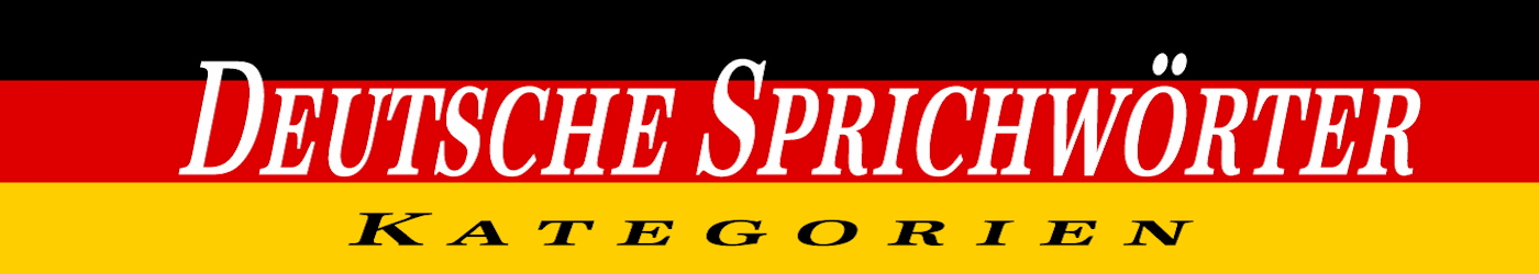 Deutsche Sprichwörter Kategorie Armut