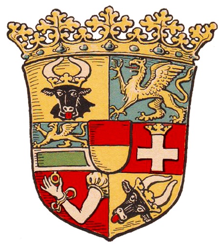Das Wappen des Freistaats Mecklenburg-Schwerin 1919 bis 1933